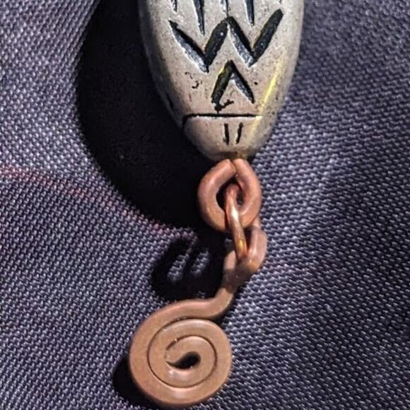 Bold Silver Bohemian Mixed Metal Earrings - Picture 7 of 8